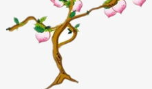 桃树漫画,漫画中的桃花源记